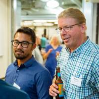 Guests at the Engineering Design Project Preview Event